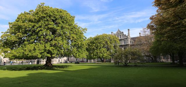 Exterior of the home of the Book of Kells, Trinity College Dublin, Ireland